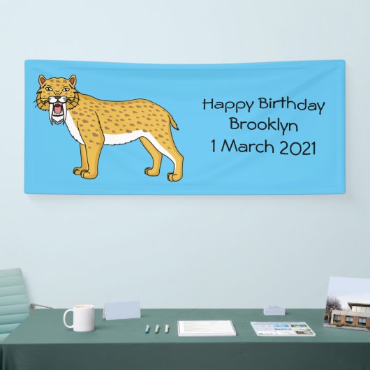 Säbelzahntiger Banner (Messe)