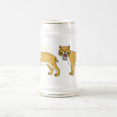 Säbelzahntiger Bierglas (Mittel)
