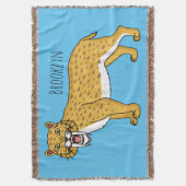 Säbelzahntiger Decke (Vorderseite Vertikal)