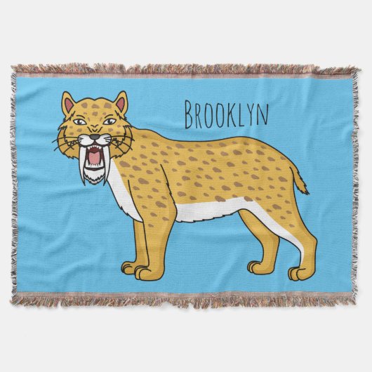 Säbelzahntiger Decke (Vorderseite)