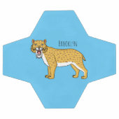 Säbelzahntiger Fußball (Flach)