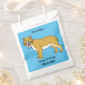 Säbelzahntiger Geschenktütchen (Ausgeschnitten)