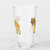 Säbelzahntiger Glas (Links)