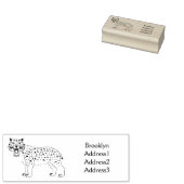 Säbelzahntiger Gummistempel (Stempel)