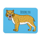 Säbelzahntiger Magnet (Horizontal)