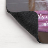 Säbelzahntiger Mousepad (Ecke)