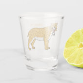 Säbelzahntiger Schnapsglas (Rückseite)