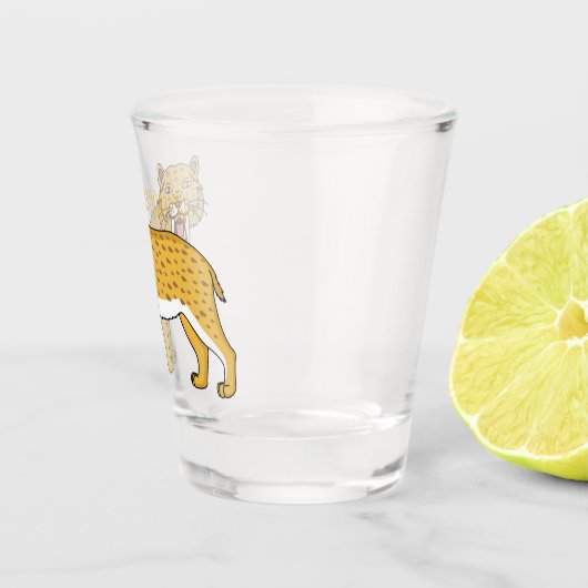 Säbelzahntiger Schnapsglas (Rechts)