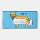 Säbelzahntiger Schreibtischunterlage (Tastatur & Maus)