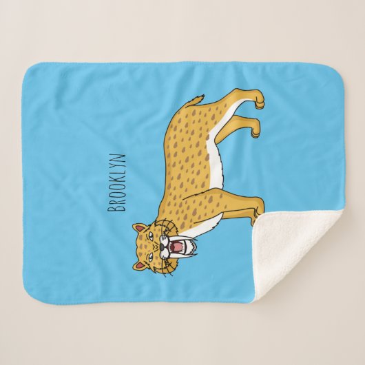 Säbelzahntiger Sherpadecke (Vorderseite (Horizontal))