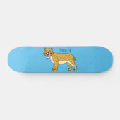 Säbelzahntiger Skateboard (Horizontal)