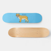Säbelzahntiger Skateboard (Horizontal)