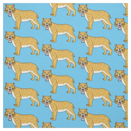 Säbelzahntiger Stoff (Muster)