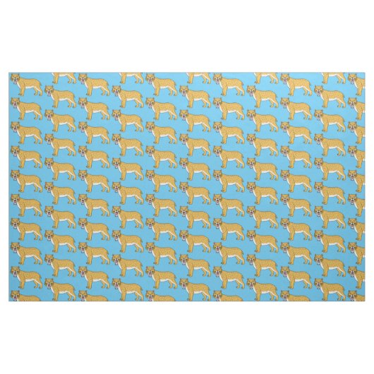 Säbelzahntiger Stoff (Fat Quarter (45,7 x 55,9 cm))