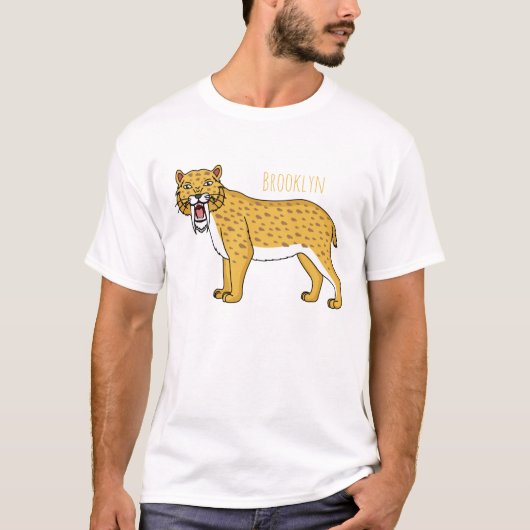 Säbelzahntiger T-Shirt (Vorderseite)