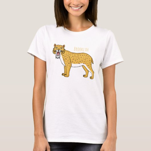 Säbelzahntiger T-Shirt (Vorderseite)