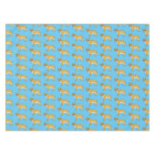 Säbelzahntiger Tischdecke (Vorderseite (Horizontal))