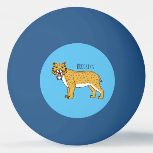 Säbelzahntiger Tischtennisball