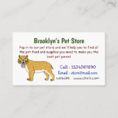 Säbelzahntiger Visitenkarte (Vorderseite)