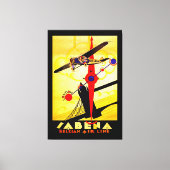 Sabena Art Deco Compass - L Leinwanddruck (Vorderseite)