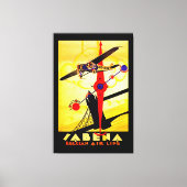 Sabena Art Deco Compass Leinwanddruck (Vorderseite)