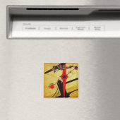 Sabena Art Deco Compass Magnet (In Situ (Geschirrspüler))