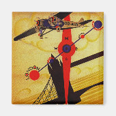 Sabena Art Deco Compass Magnet