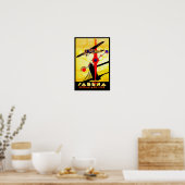 Sabena Art Deco Compass Poster (Küche)
