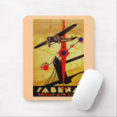Sabena Art Deco Kompass Mousepad (Mit Mouse)