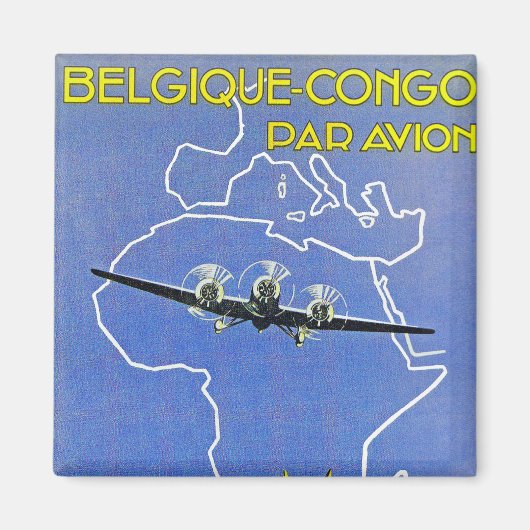 Sabena ~ Belgique Congo Magnet (Vorne)