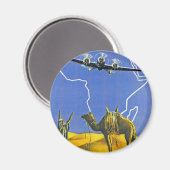 Sabena ~ Belgique Congo Magnet (Vorderseite/Rückseite)