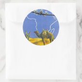 Sabena ~ Belgique Congo Runder Aufkleber (Tasche)