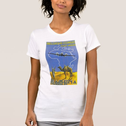 Sabena ~ Belgique Congo T-Shirt (Vorderseite)