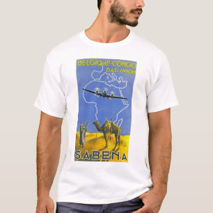 Sabena ~ Belgique der Kongo T-Shirt