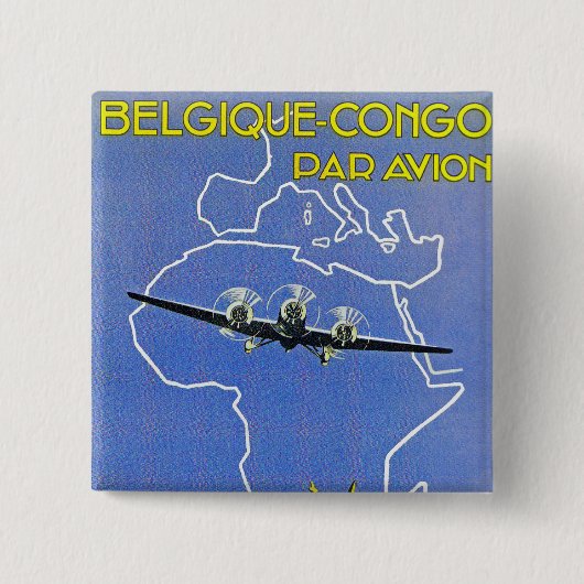 Sabena ~ Belgisch Kongo Button (Vorderseite)