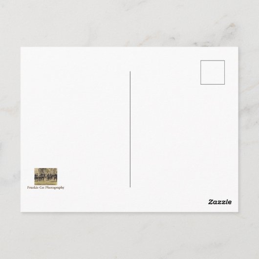 Saber Battle Postkarte (Rückseite)