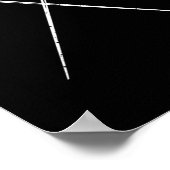 Saber fencing Schwerter martial Arts Fencer Duel Poster (Ecke)