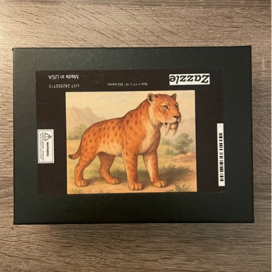 Saber-Tooth Tiger Natural History Puzzle