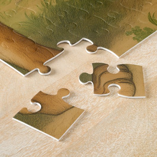 Saber-Tooth Tiger Natural History Puzzle (Seite)