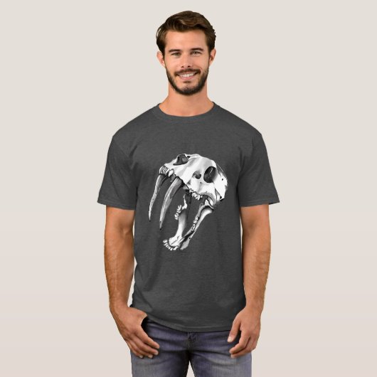 Sabertooth Katze T-Shirt (Vorne ganz)