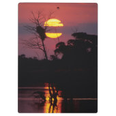 Sabi River At Sunset, Krüger Nationalpark Klemmbrett (Rückseite)
