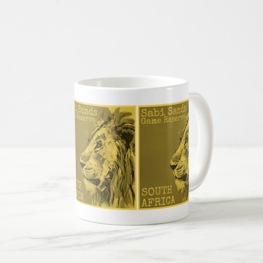 Sabi Sands Game Reserve Kaffeetasse (VorderseiteRechts)