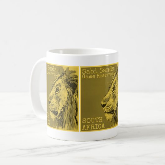 Sabi Sands Game Reserve Kaffeetasse (Vorderseite Links)