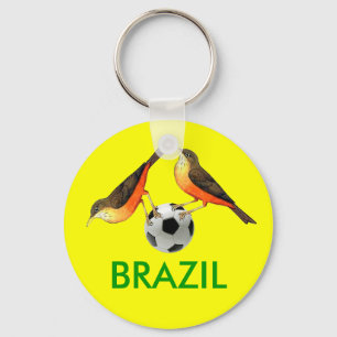 Sabia mit Ball Brasil futebol Liebhaber Geschenke Schlüsselanhänger