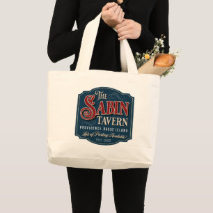 Sabin Tavern - Jumbo Tasche! Stoffbeutel