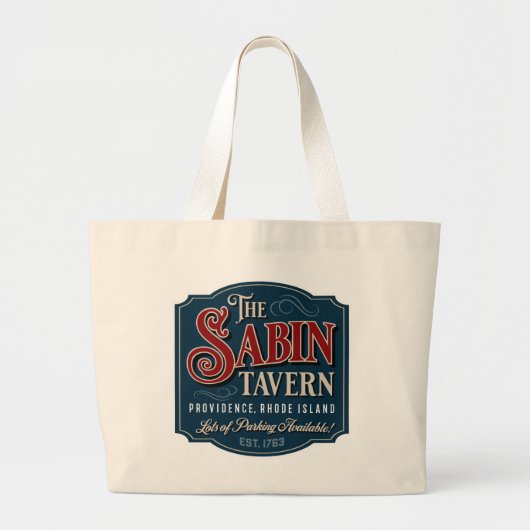 Sabin Tavern - Jumbo Tasche! Stoffbeutel (Vorne)