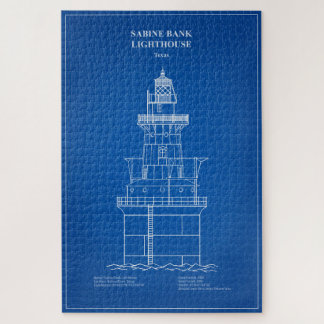 Sabine Bank Lighthouse - Texas - AD Puzzle