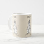 Sabine Bank Lighthouse - Texas - SBD Kaffeetasse (Vorderseite Links)