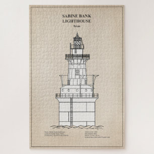 Sabine Bank Lighthouse - Texas - SBD Puzzle