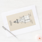 Sabine Bank Lighthouse - Texas - SBD Rechteckiger Aufkleber (Umschlag)